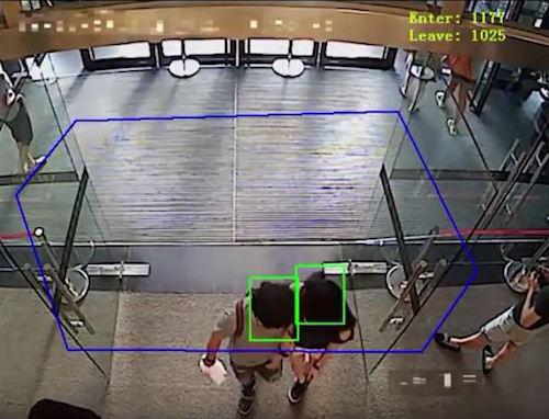 Speciální IP kamera s funkcí počítání osob
